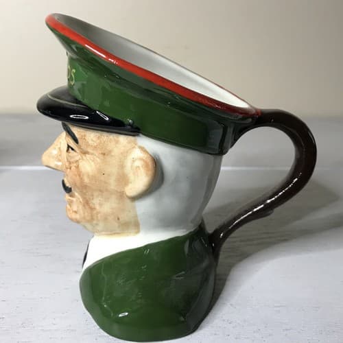 Vintage Harrods Department Store England Doorman Toby Mug Carlton Ware #4497 - Thumbnail 2