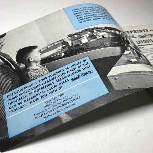 VTG 1960 BLUEPRINTS FOR ATLAS SNAP-TRACK HO LAYOUTS BOOKLET 30 PAGE - Thumbnail 3