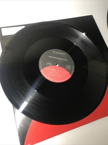 Grandmaster Flash GIRLS LOVE THE WAY HE SPINS 1985 Elektra 12" Single - Thumbnail 2