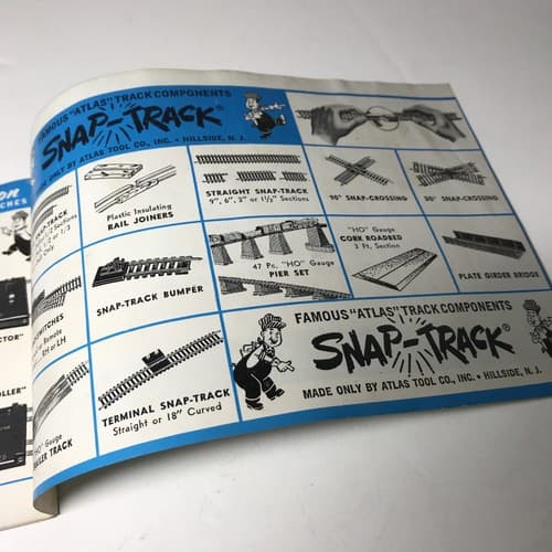 VTG 1960 BLUEPRINTS FOR ATLAS SNAP-TRACK HO LAYOUTS BOOKLET 30 PAGE - Thumbnail 5