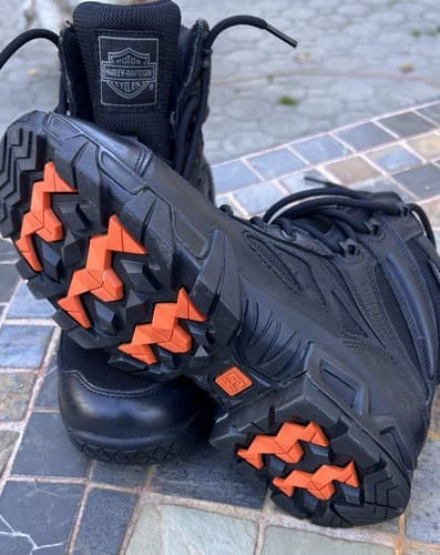 Harley-Davidson Women's Juliet Waterproof Black Tactical Motorcycle Boots US 7.5 - Thumbnail 8