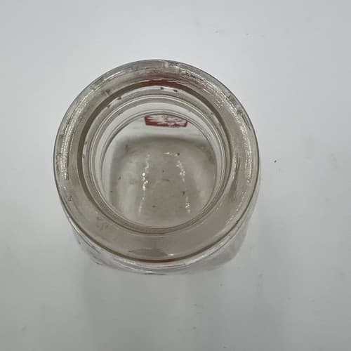 Vintage Bordens Elsie Cow Half & Half Mini Glass Bottle - Thumbnail 4