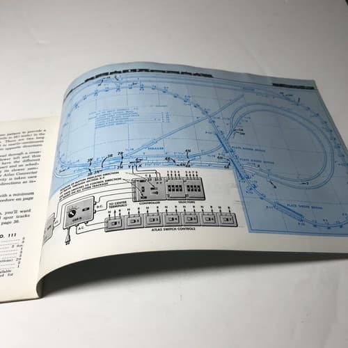 VTG 1960 BLUEPRINTS FOR ATLAS SNAP-TRACK HO LAYOUTS BOOKLET 30 PAGE - Thumbnail 4