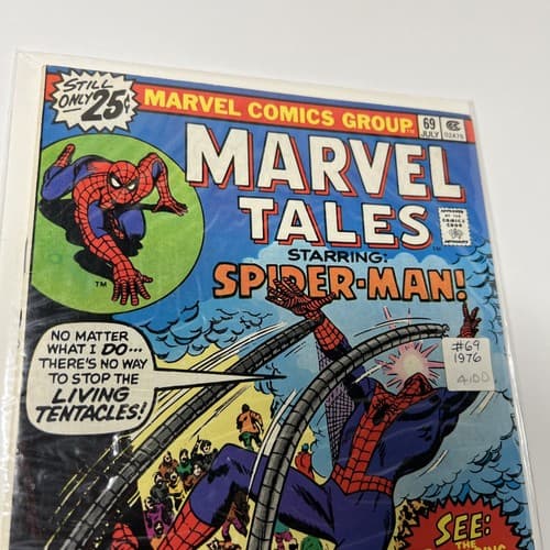 Marvel Tales Starring Spider-Man #69 July 1976 Dr. Octopus Marvel Comics Group - Thumbnail 2