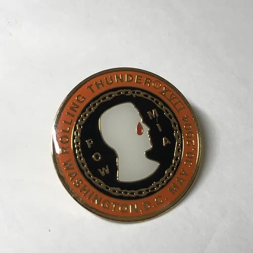 ROLLING THUNDER POW*MIA 2004 PIN , Hoover's