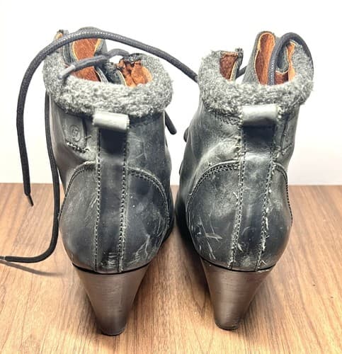 Sixty Seven Boots Womens 39 Ankle Booties Leather , Spain "Julietta" 3" heels - Thumbnail 6