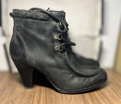 Sixty Seven Boots Womens 39 Ankle Booties Leather , Spain "Julietta" 3" heels - Thumbnail 4