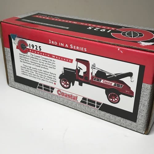 Limited Edition Coastal Die Cast 1925 Kenworth Wrecker Bank By Ertl Collectibles - Thumbnail 8
