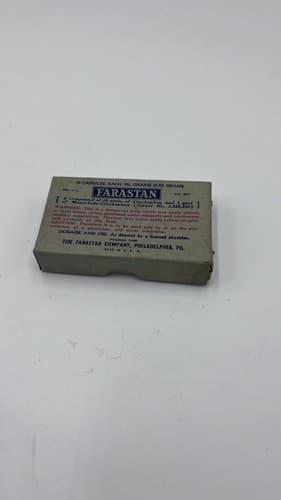 Vintage Farastan Cinchophen Compound , Collectible for Display only - Thumbnail 2