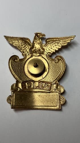 Vintage Obsolete New Jersey Hat Cap Police Badge Lieutenant - Thumbnail 3
