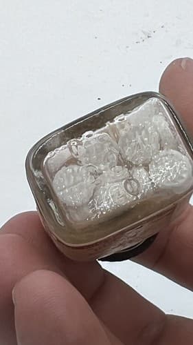 RARE Vintage Grifulvin McNeil Clear Glass Medicine Bottle as display/collectible - Thumbnail 6