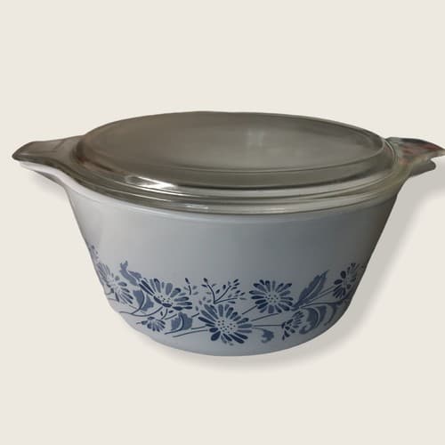 Vintage Pyrex Homestead 474-B Brown Ovenware/Bakeware Casserole Dish W/Lid - Thumbnail 2
