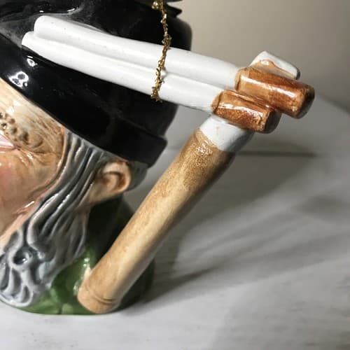 Vintage Magrou Artmark Toby Mug Old Man Pirate Made In Portugal 4.5" - Thumbnail 3