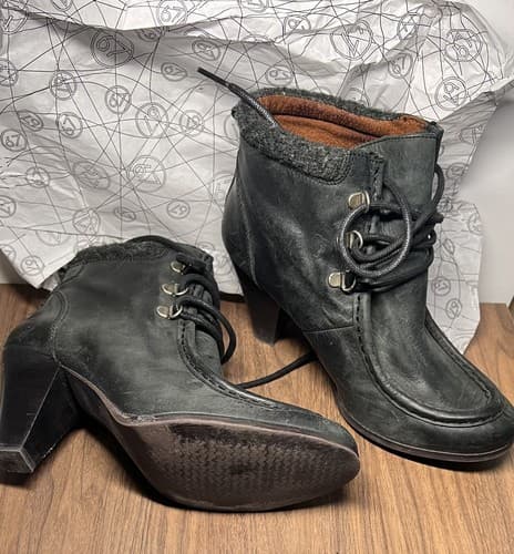 Sixty Seven Boots Womens 39 Ankle Booties Leather , Spain "Julietta" 3" heels - Thumbnail 2