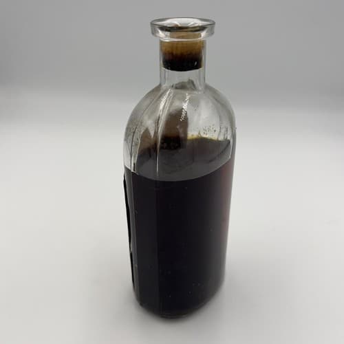 Rare Antique Wyeth Thoxos Elixir Bottle Medicine Bottle with cork, 1914 - Thumbnail 6