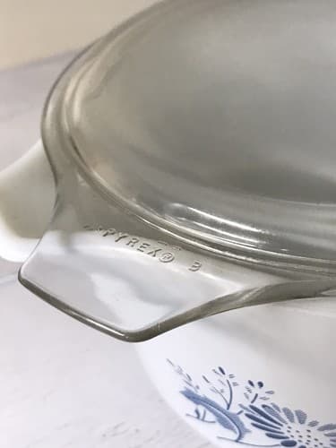 Vintage Pyrex Homestead 474-B Brown Ovenware/Bakeware Casserole Dish W/Lid - Thumbnail 5