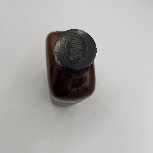 Rare Vintage Hyotole Syrup Bottle Sharp & Dohme 1 pint Amber SPASAVER 1940's - Thumbnail 2