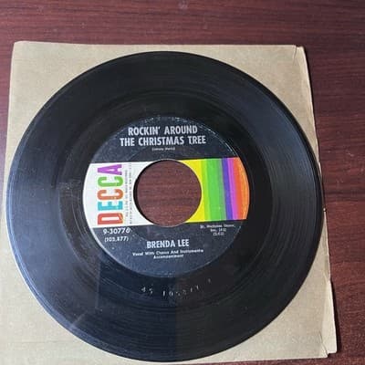Christmas 45 Brenda Lee - Rockin' Around The Christmas Tree / Papa Noel On Decca - Thumbnail 6