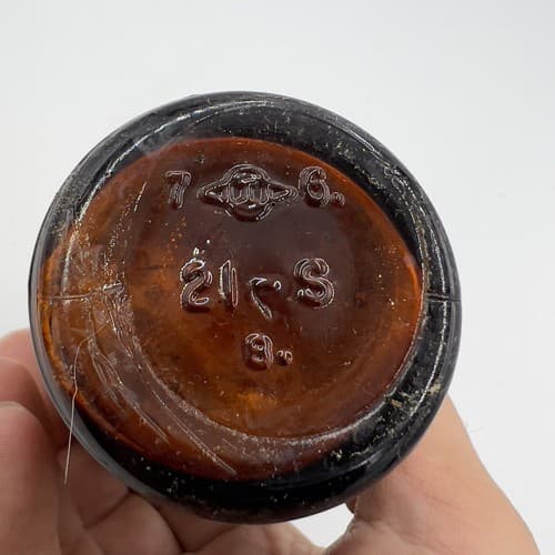 Vintage Grindelia Fluid Extract Medication AmberBottle Eli Lilly 5.5" , Empty - Thumbnail 4