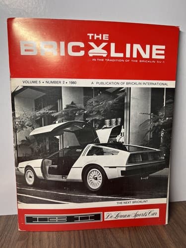 Bricklin International club Magazine “Brickline” 1980 vol 5 #2