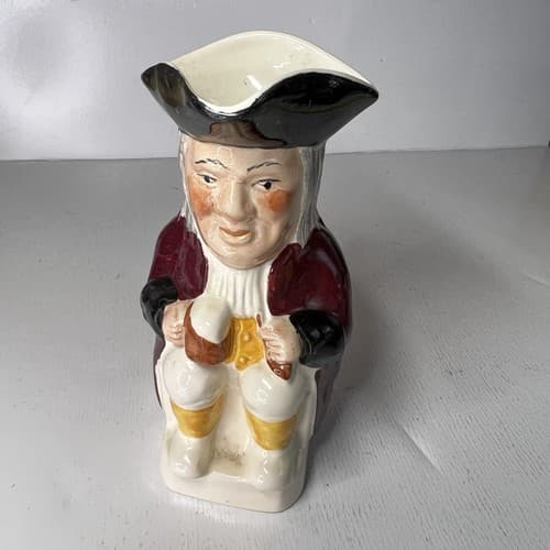 Wood Potters of Burslem Toby Mug 5" TALL MADE IN ENGLAND