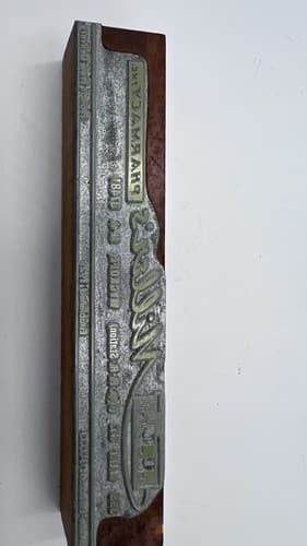 Rare Print Block “Miller's Pharmacy, Wycoff ,NJ” Great Details - Thumbnail 3