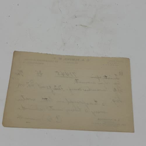 C. A. Demund Ridgewood, NJ Handwritten Opii (Opium) Prescription 1910, 71445 - Thumbnail 3