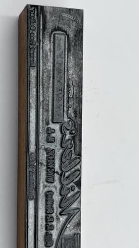 Rare Print Block “Miller's Pharmacy, Wycoff ,NJ” Great Details - Thumbnail 4