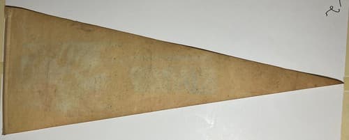 Vintage New York Giants Football Team "QB Passing Logo" Full Size Pennant 29" - Thumbnail 2
