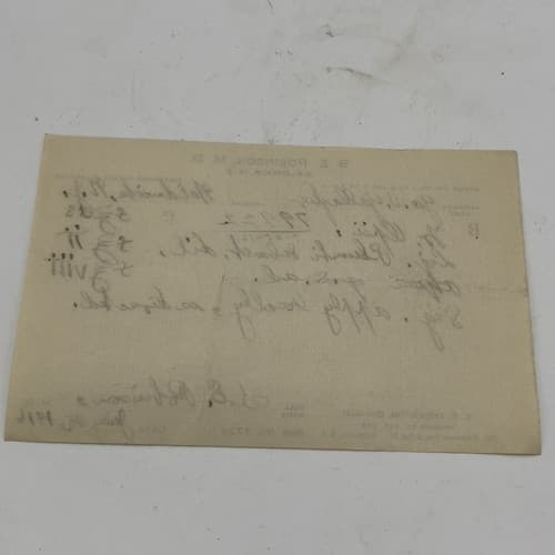 S. E. Robinson Ridgewood, NJ Handwritten Opii (Opium) Prescription 1916, 79922 - Thumbnail 3