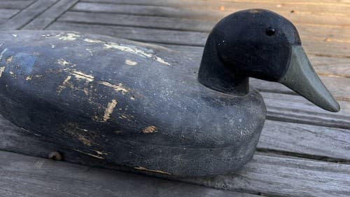 great Grant Van Loan handcarved wood decoy Wood Duck signed 15" - Thumbnail 4