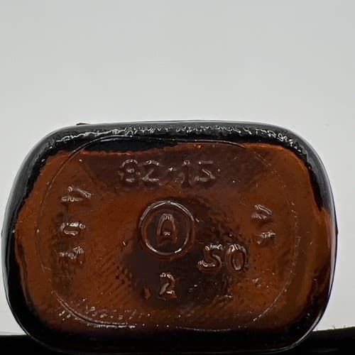 antique Quinidine Sulfate Amber •LABELED MEDICINE BOTTLE• Davies, Rose EMPTY - Thumbnail 4