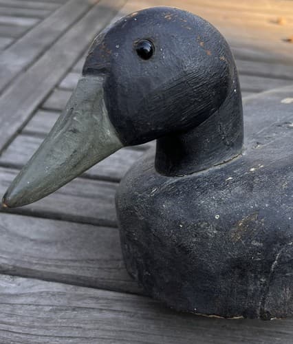 great Grant Van Loan handcarved wood decoy Wood Duck signed 15" - Thumbnail 2