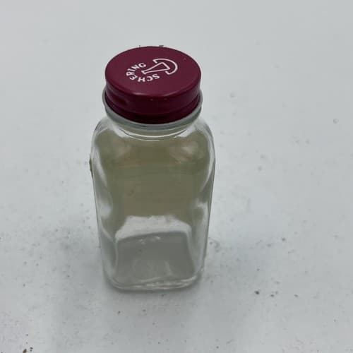 Vintage Schering Coricidin D Glass Medicine Bottle Empty - Thumbnail 2