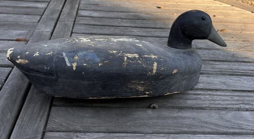 great Grant Van Loan handcarved wood decoy Wood Duck signed 15" - Thumbnail 3