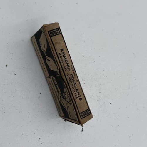 Vintage Davis Emergency Equipment Ammonia Inhalants - Thumbnail 2