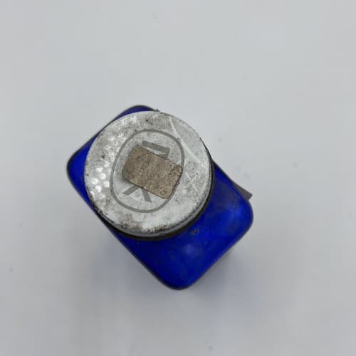 c1940s Cobalt Blue Bottle McKesson's Magnex Antacid Powder McKesson & Robbins - Thumbnail 3