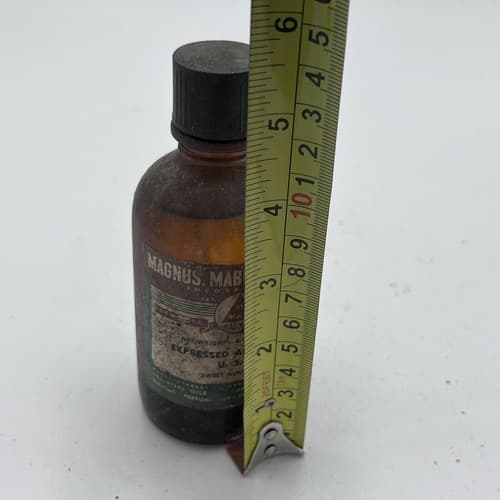Vintage Magnus, Mabee & Reynard Expressed Sweet Almond Oil Full Bottle 4oz - Thumbnail 4