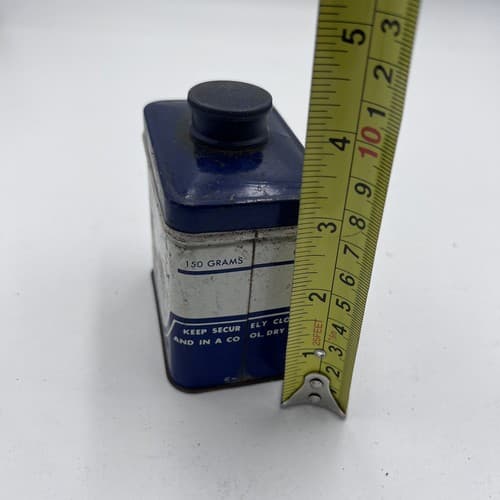 Rare Dental Tin EFF-REMIN Dentifrice Goodrich Love NY Org Full 1940's - Thumbnail 5