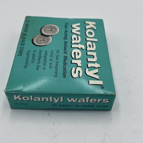 Vintage Kolantyl Wafers Mint Antacid The WM. S. MERRELL COMPANY 1960's NOS - Thumbnail 4