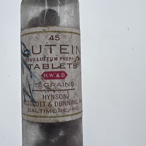 Anique 1900's Hynson Westcott & Dunning's Lutein Tablets - Thumbnail 3