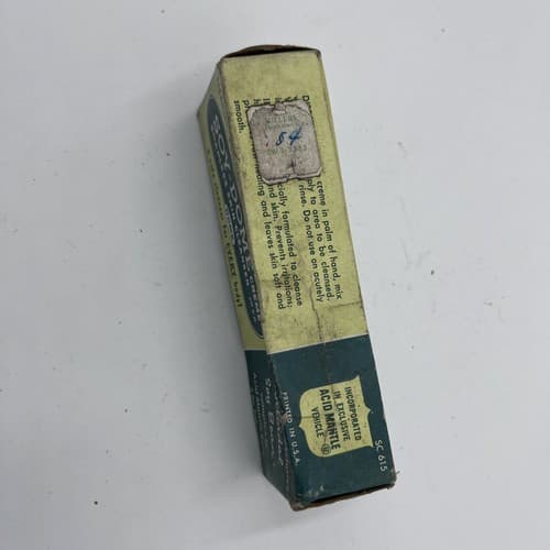Antique 1940's? Soy-Dome Cleanser Cream Dome Chemicals Inc. NY 16oz tube full - Thumbnail 3
