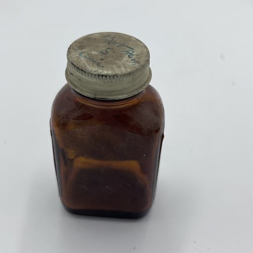 Vintage Lilly BETALIN 10mg Medicine Tablets Medical Bottle 1940s empty - Thumbnail 3