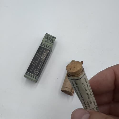 Dr. Pierce’s Pleasant Purgative Pellet, Antique Medicine Bottle, Box, and Insert - Thumbnail 3