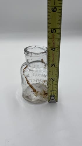 Antique CHESEBROUGH VASELINE Medicine bottle Jar - Thumbnail 3