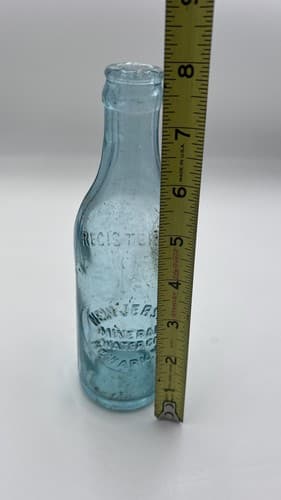 New Jersey Mineral Water Co Newark Antique Bottle - Thumbnail 2