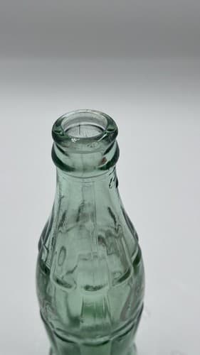 Vtg Green Hobble Skirt Printed Coke Coca-Cola Bottle 6 1/2 Oz Bloomington IL - Thumbnail 4