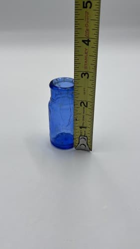 Very Early Emerson Drug Co. Baltimore Bromo-Seltzer Cobalt Blue Glass Bottle - Thumbnail 7