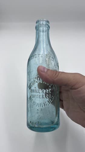 New Jersey Mineral Water Co Newark Antique Bottle - Thumbnail 5