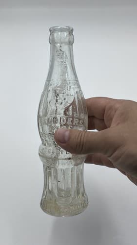 RARE Saunders Bros Beverages Newark NJ Soda bottle Embossed 6 1/2oz - Thumbnail 3